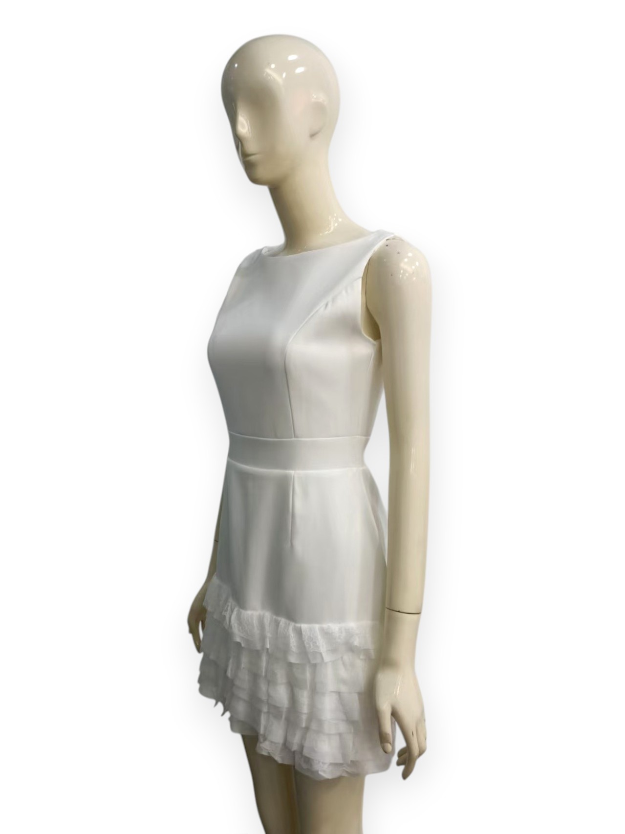 Ruffle Hem Short Dress M254
