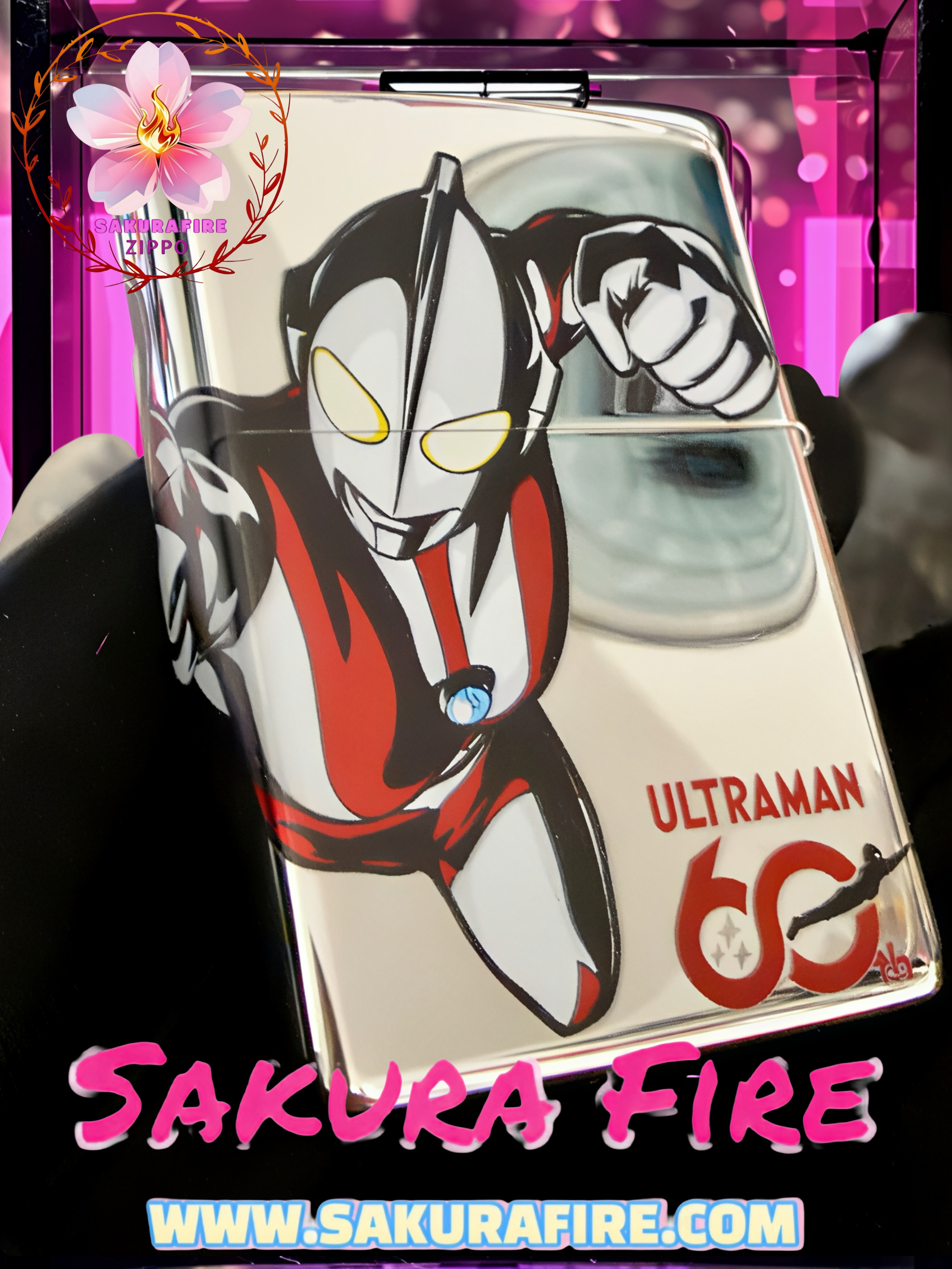 🔥Zippo🔥2026年 港版 《超人/Ultraman》60週年紀念收藏版 三面環繞雕刻 鍍銀打火機