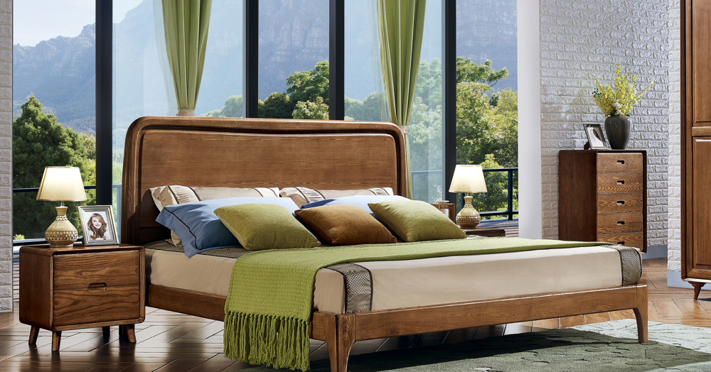 1.5米/1.8米 實木床架 46