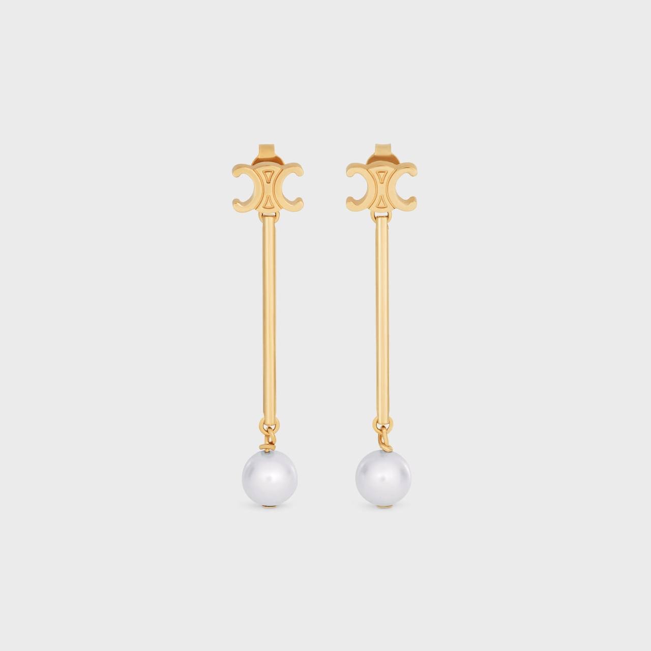 限時優惠😍新款🆕訂貨📮Celine 吊款珍珠耳環