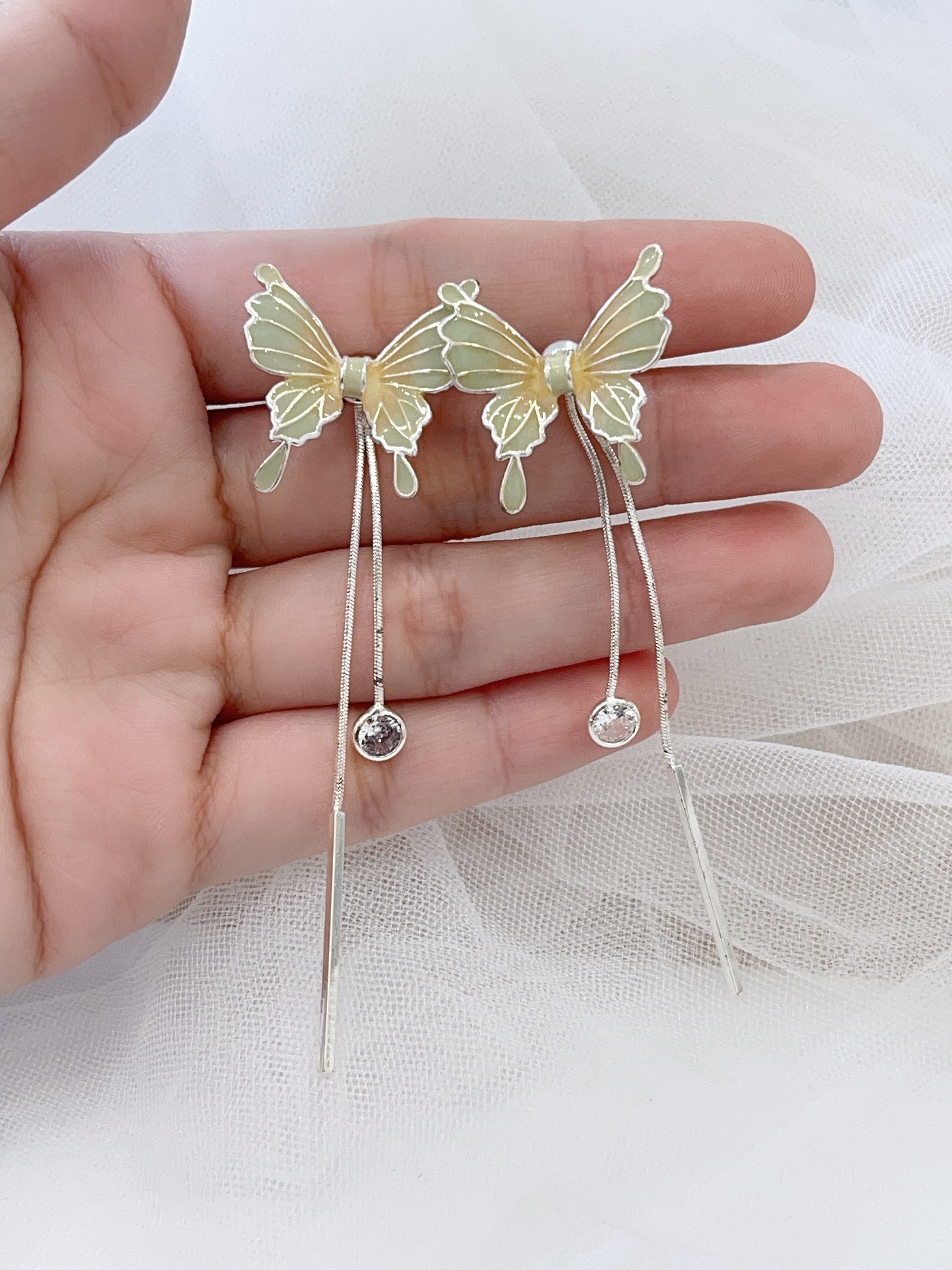 蝴蝶系列🦋两戴式长流苏耳环