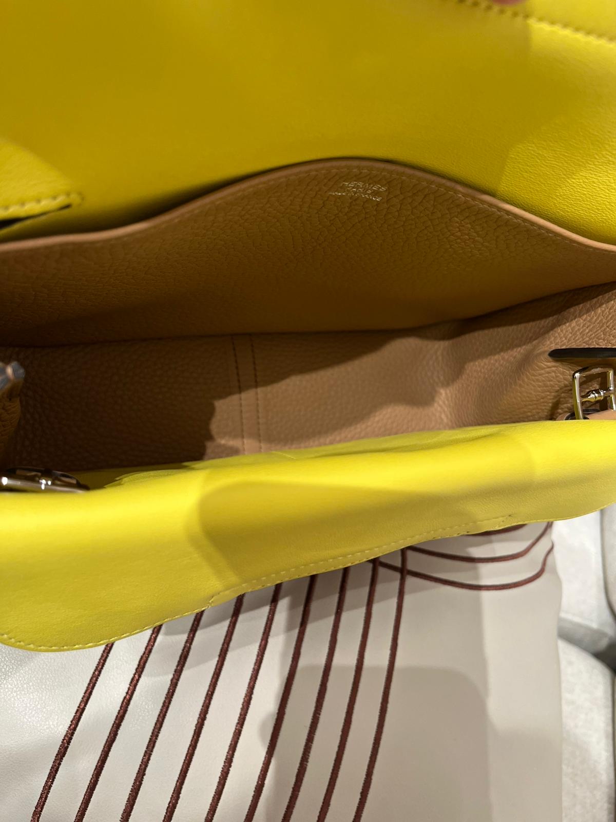 Hermes Halzan 25 Stamp U 餅乾色 100%Authentic, 95%New✅收據✅Dust bag