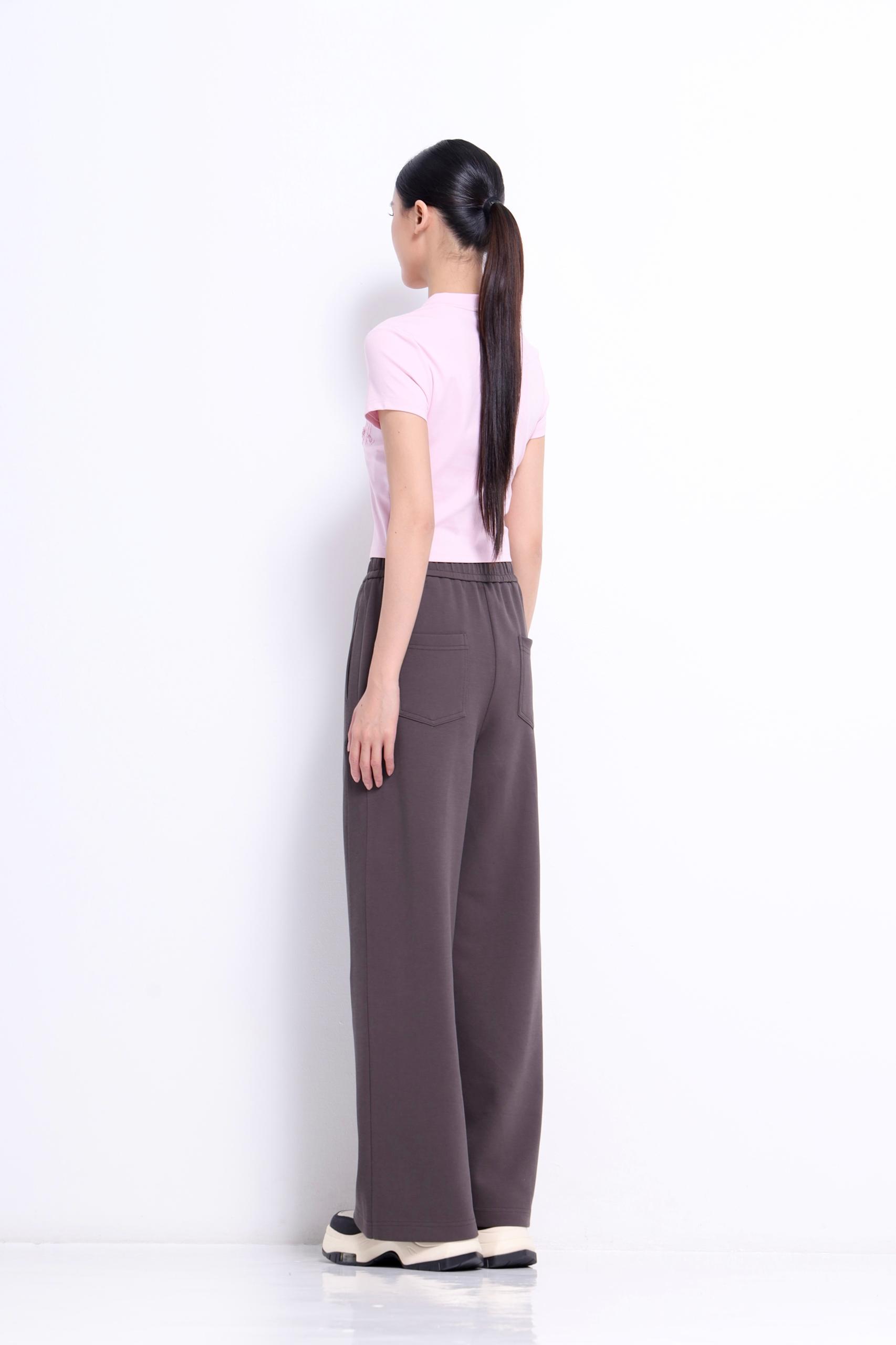 CP1647 CloudEase Drawstring Wide Leg Pants