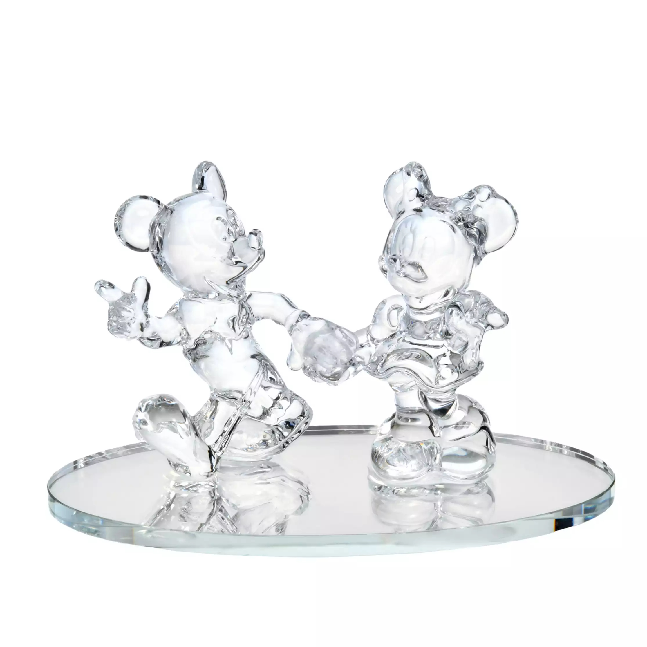 🌸 【預訂】Arribas Brothers Mickey & Minnie Glass Figurine - Exclusive Magic 30/6新品