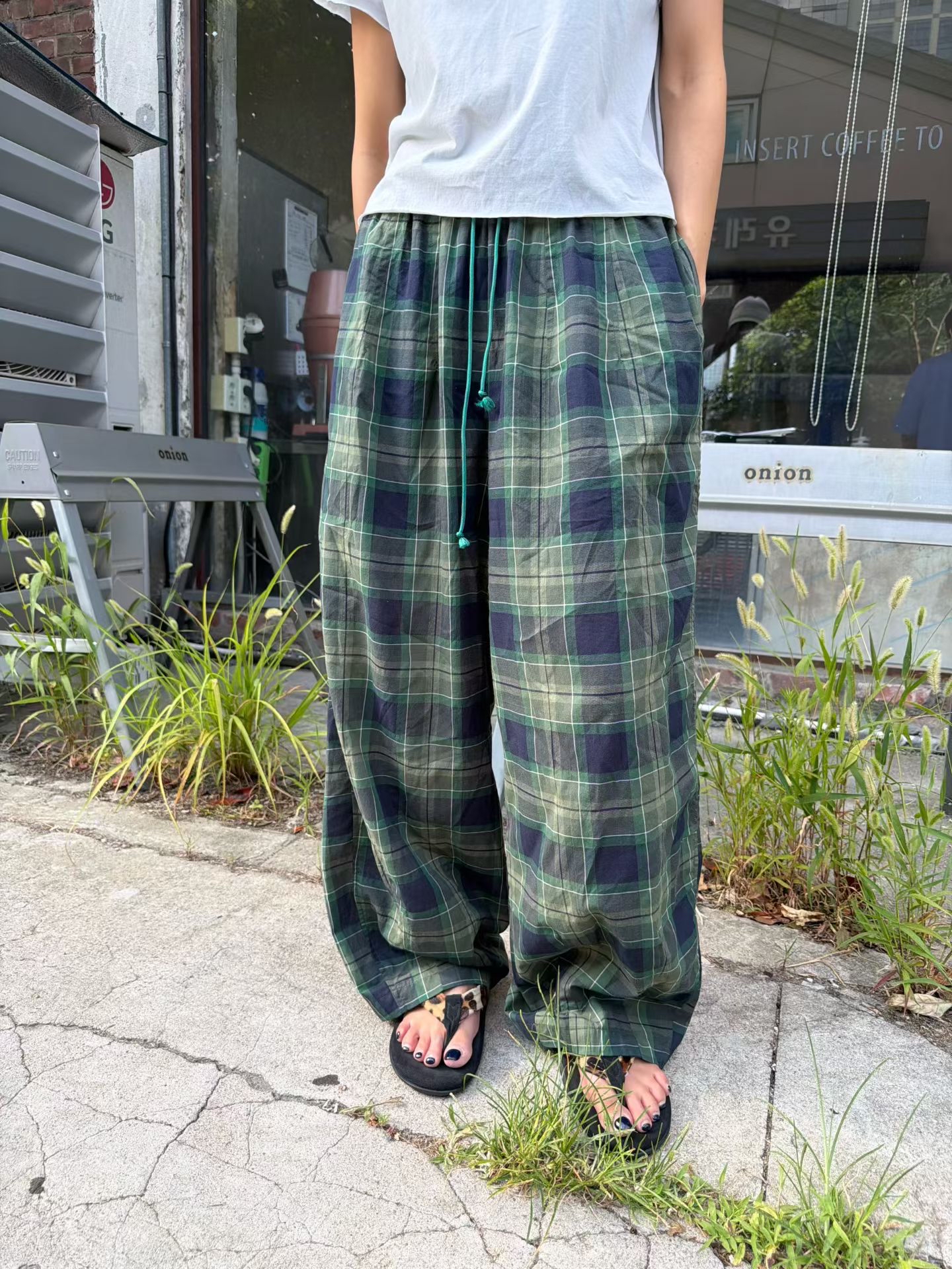 🇰🇷東大門女裝 | Check pants