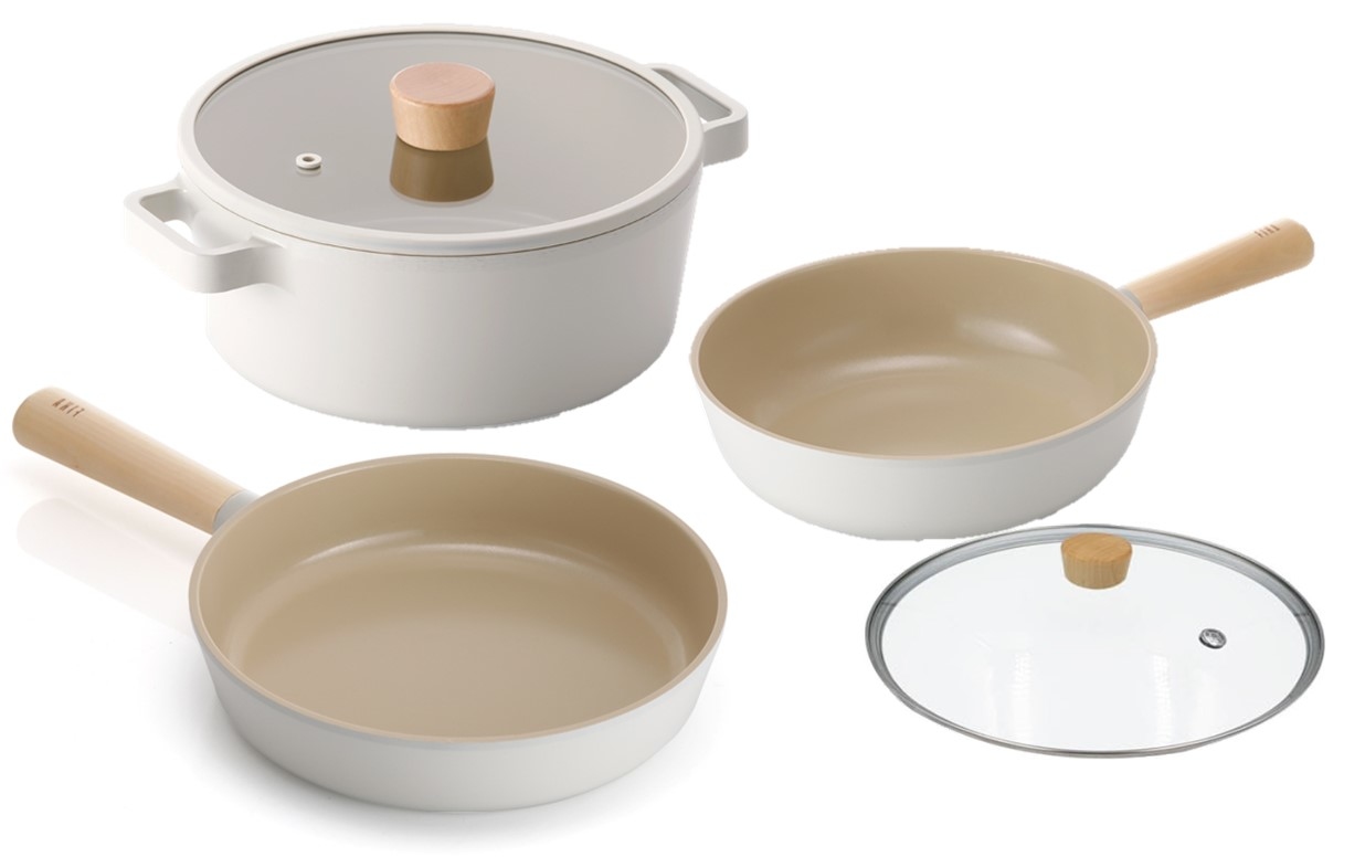 韓國製 Neoflam Fika 廚具系列套裝; 適用於電磁爐 (付款後2-4日出貨)