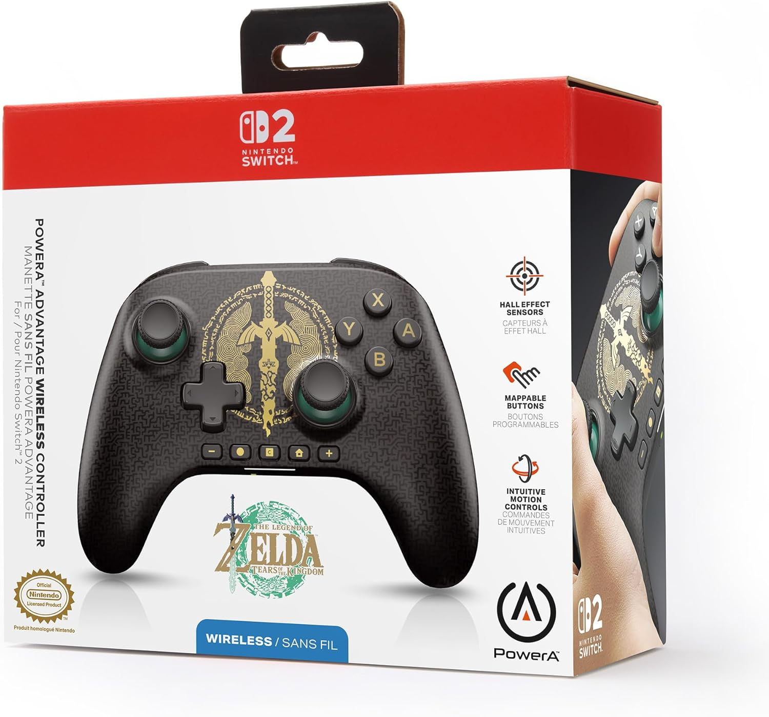 SW2 PowerA 無線控制器 薩爾達傳說 腐朽的大師之劍 Advantage Wireless Controller (Decayed Master Sword) SW2-0362