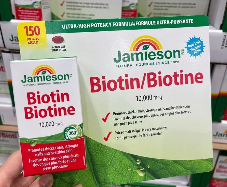 JAMIESON - Biotin（加拿大）生物素軟膠囊 10,000微克(150粒)
