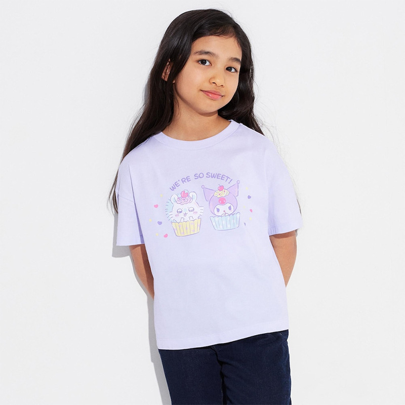 日本出口 Chiikawa x Sanrio 短袖T - 1件 現貨