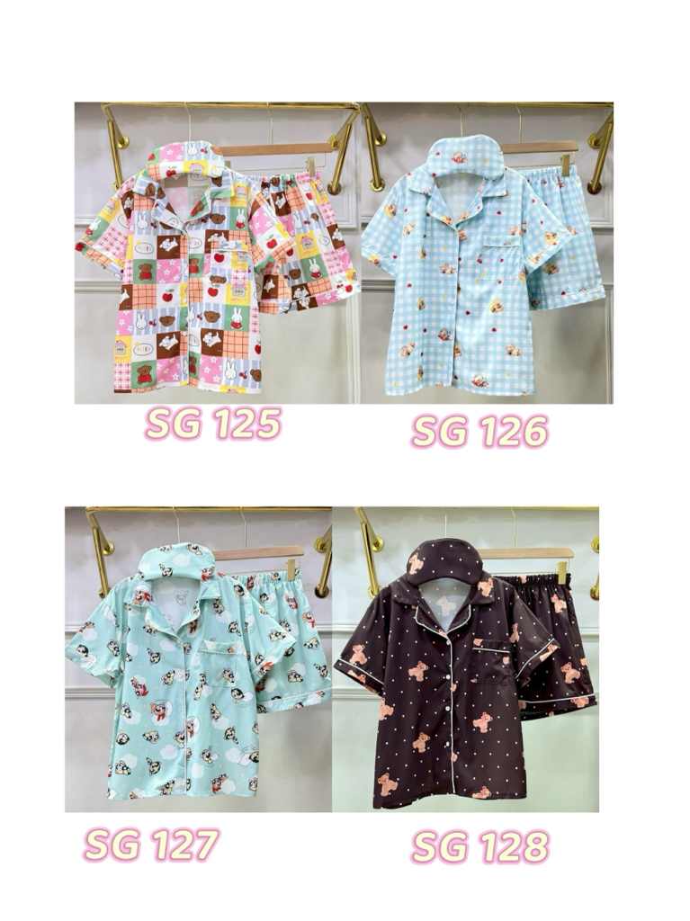 泰國直送絲質睡衣成人版No .SG91 -SG 134