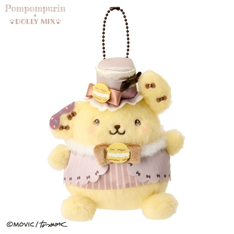 🌸 【預訂】Pompompurin 公仔掛飾 - DOLLY MIX x Sanrio