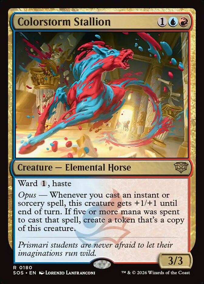 [EN] [Foil] Colorstorm Stallion [SOS-180] R