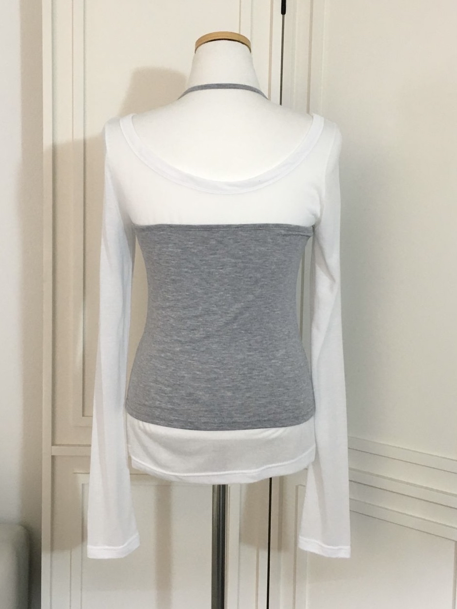 Layered Tencel Tee & Sleeveless Set