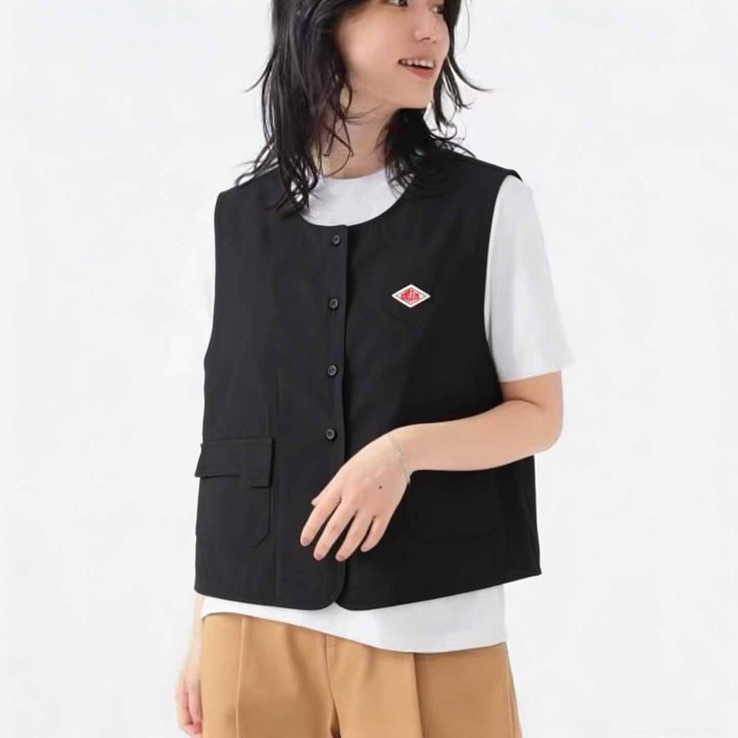 日系4色牛仔背心