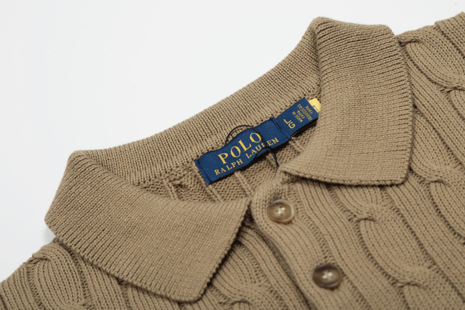 Polo Ralph Lauren 小馬刺繡針織絞花短袖polo