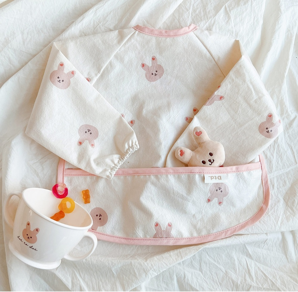 Dottodot 圓圓臉系列-防水輔食飯衣(長袖)