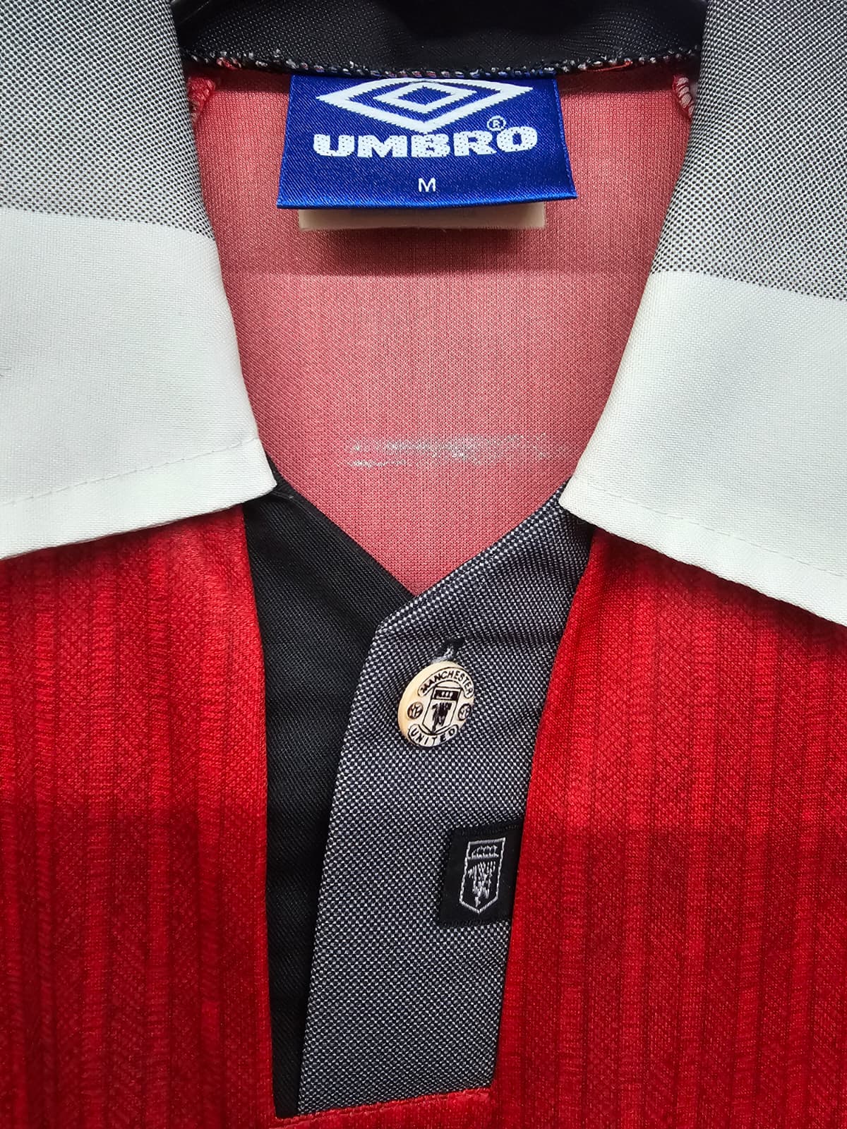 1996-97 Manchester United Home Shit #7 CANTONA - 9.5/10 - (M)