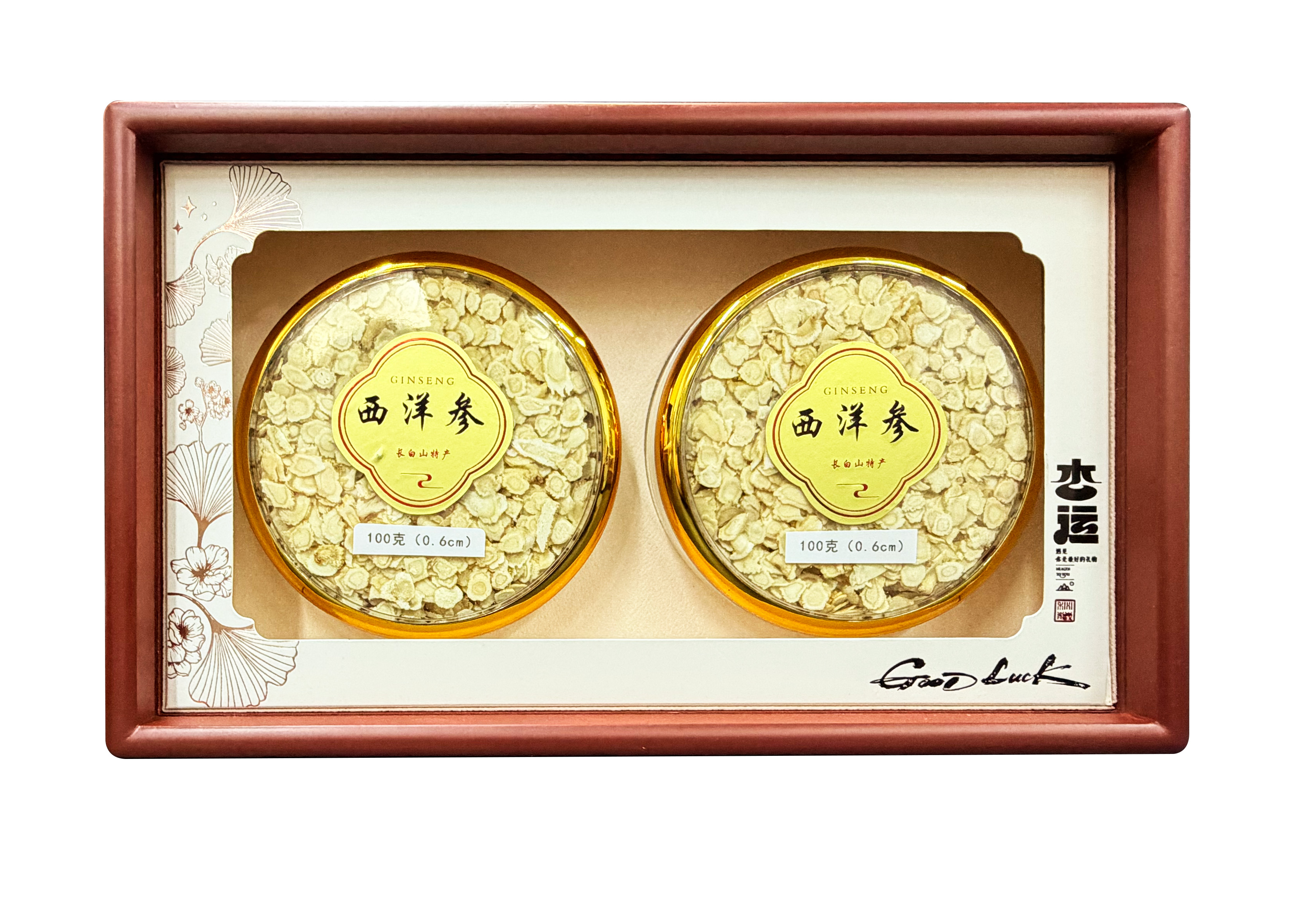 花旗參(0.6cm) (100g x 2盒）