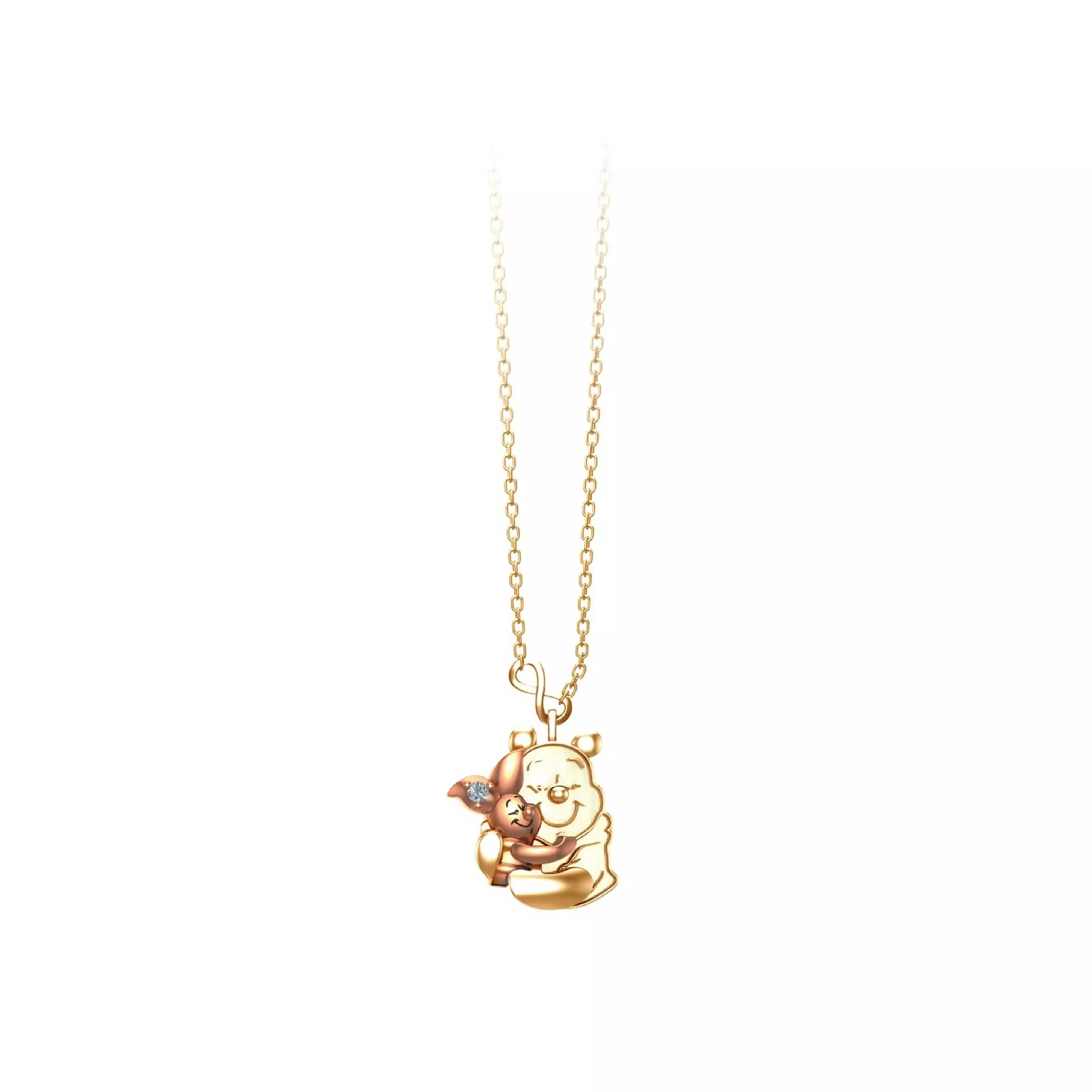 🌸 【預訂】RAVIPA x Pooh & Piglet 頸鏈<GD>- POOH HUNNY DAY 2026
