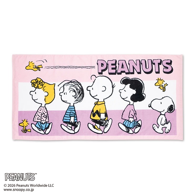 日本直送Snoopy 120×60 cm大浴巾