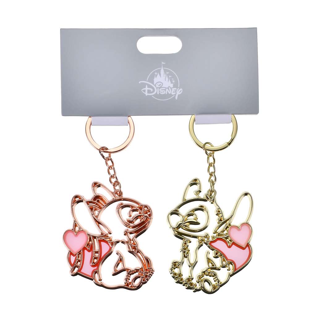 ✈️日本直送🇯🇵預訂🛍日本迪士尼DISNEY Key chain Fes 一對心形系列掛飾 （ Mickey & Minnie / Stitch & Angel 