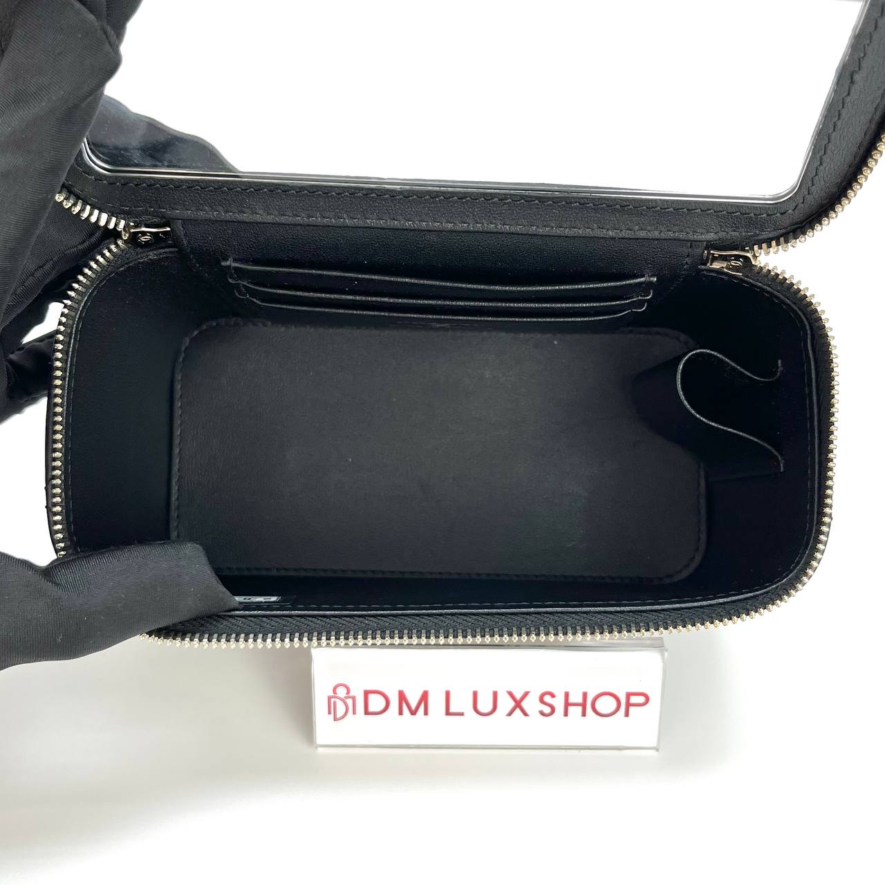 Chanel 22K Black Vanity Case GHW (Microchip)
