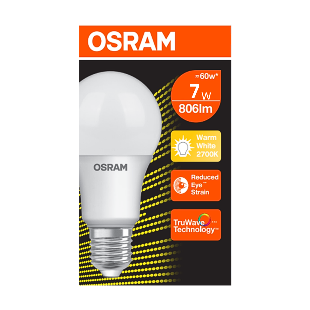 Osram E27 LED Light Bulb  Daylight / Warm White