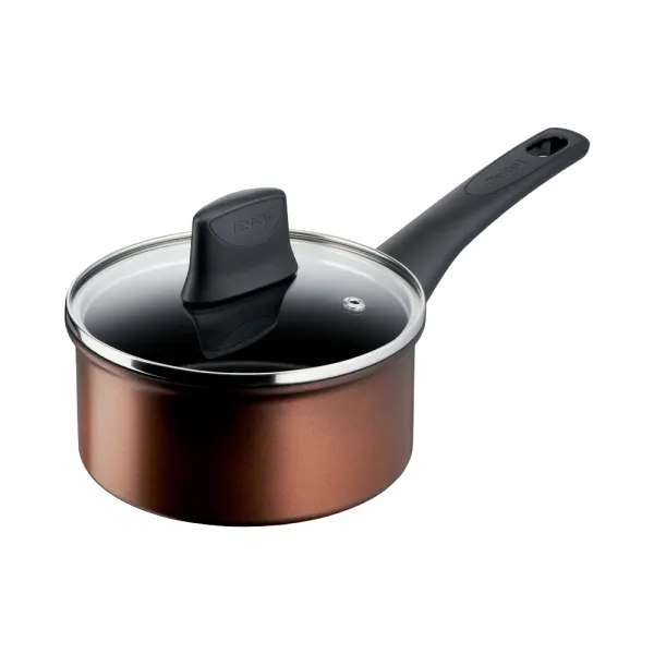 Tefal特福16厘米易潔單柄煲連玻璃蓋G2532253(Y)