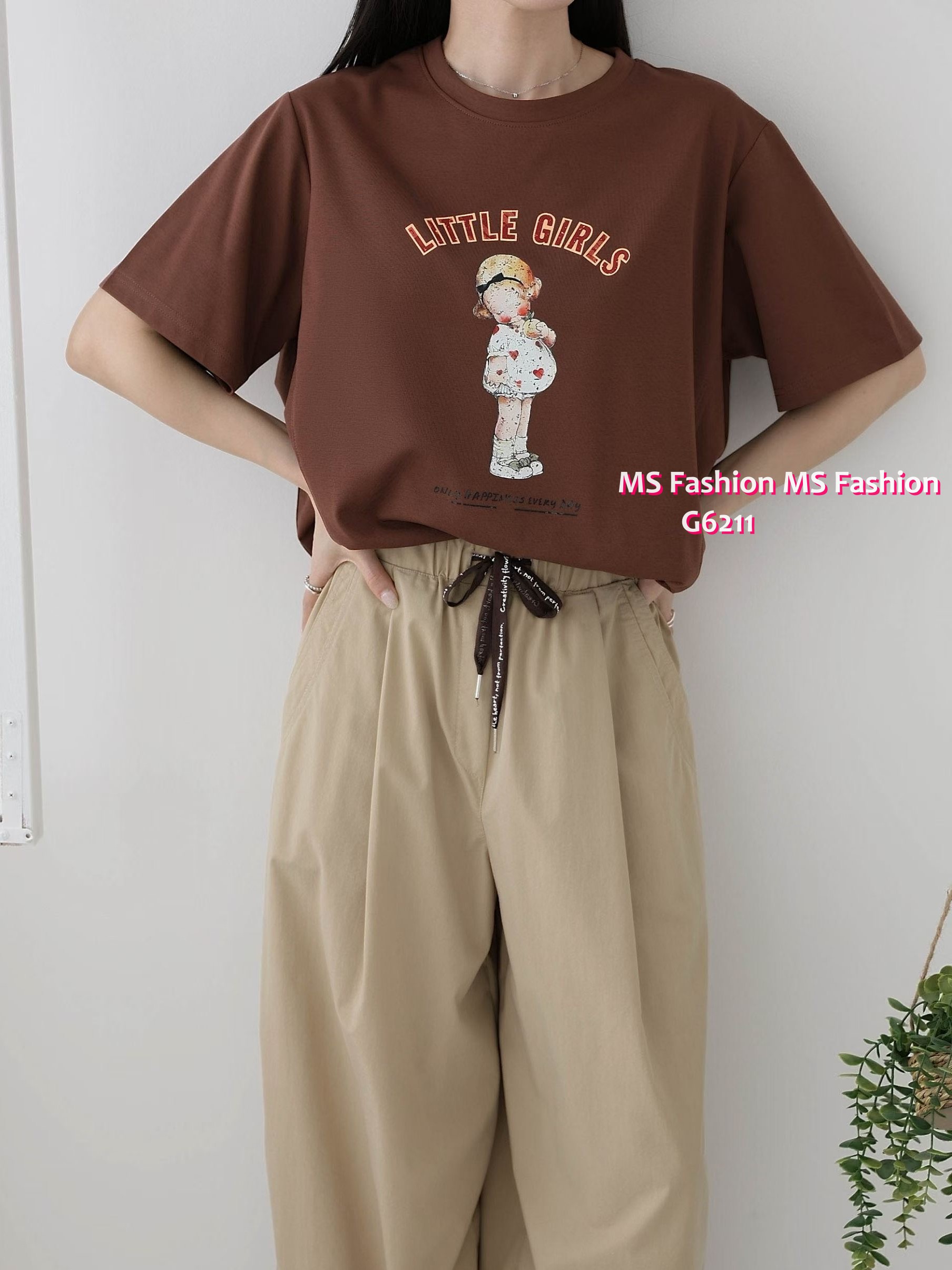 G6211 韓國🇰🇷可愛女仔圖案top