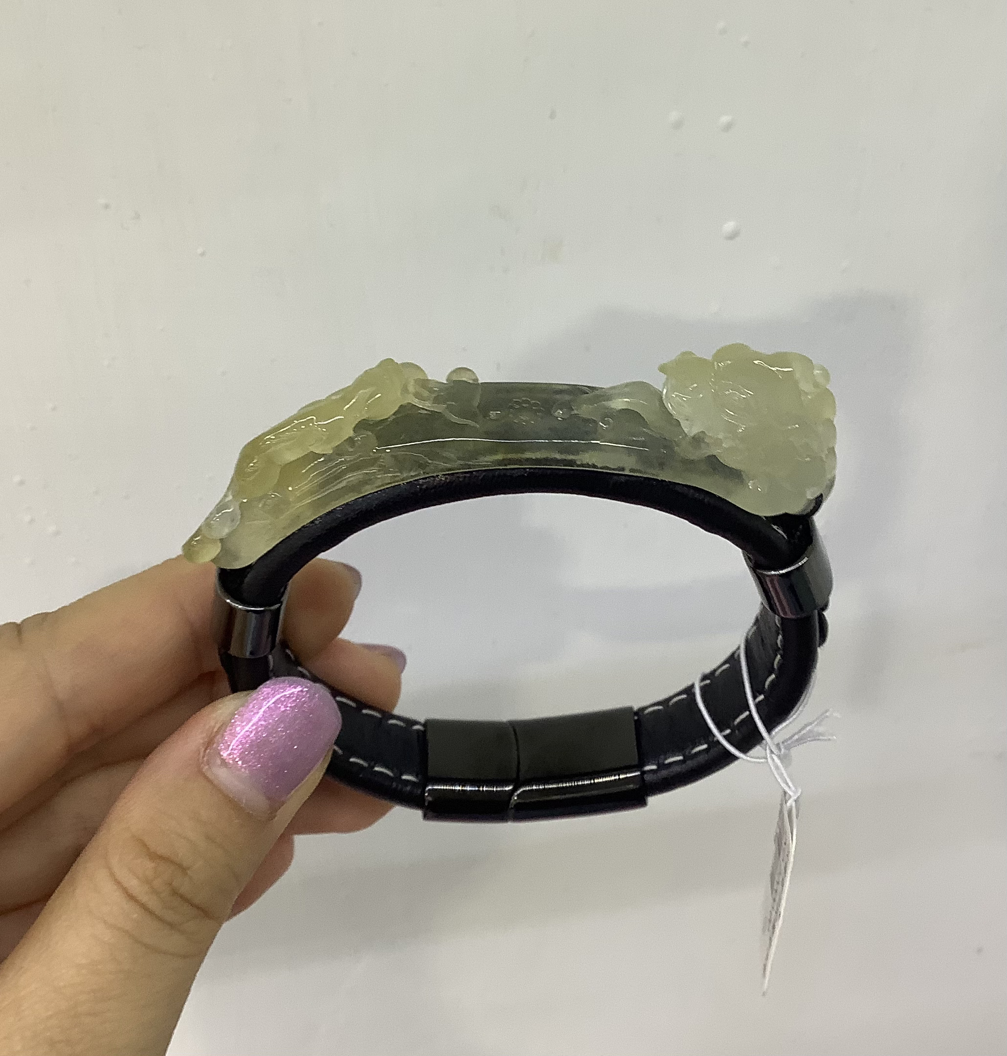 冰黃望子成龍皮手繩 CA00438
