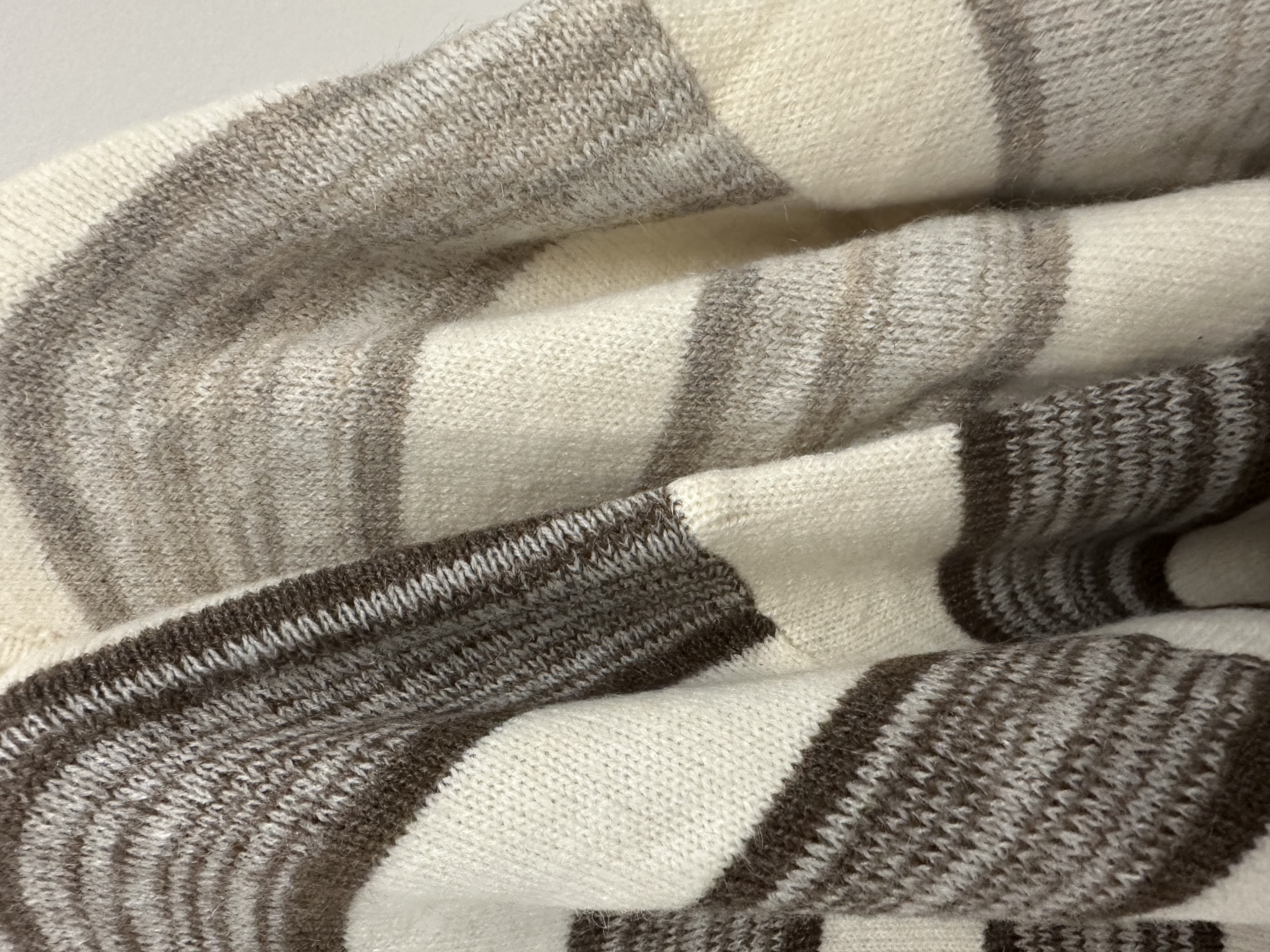 8553粗條紋短版針織