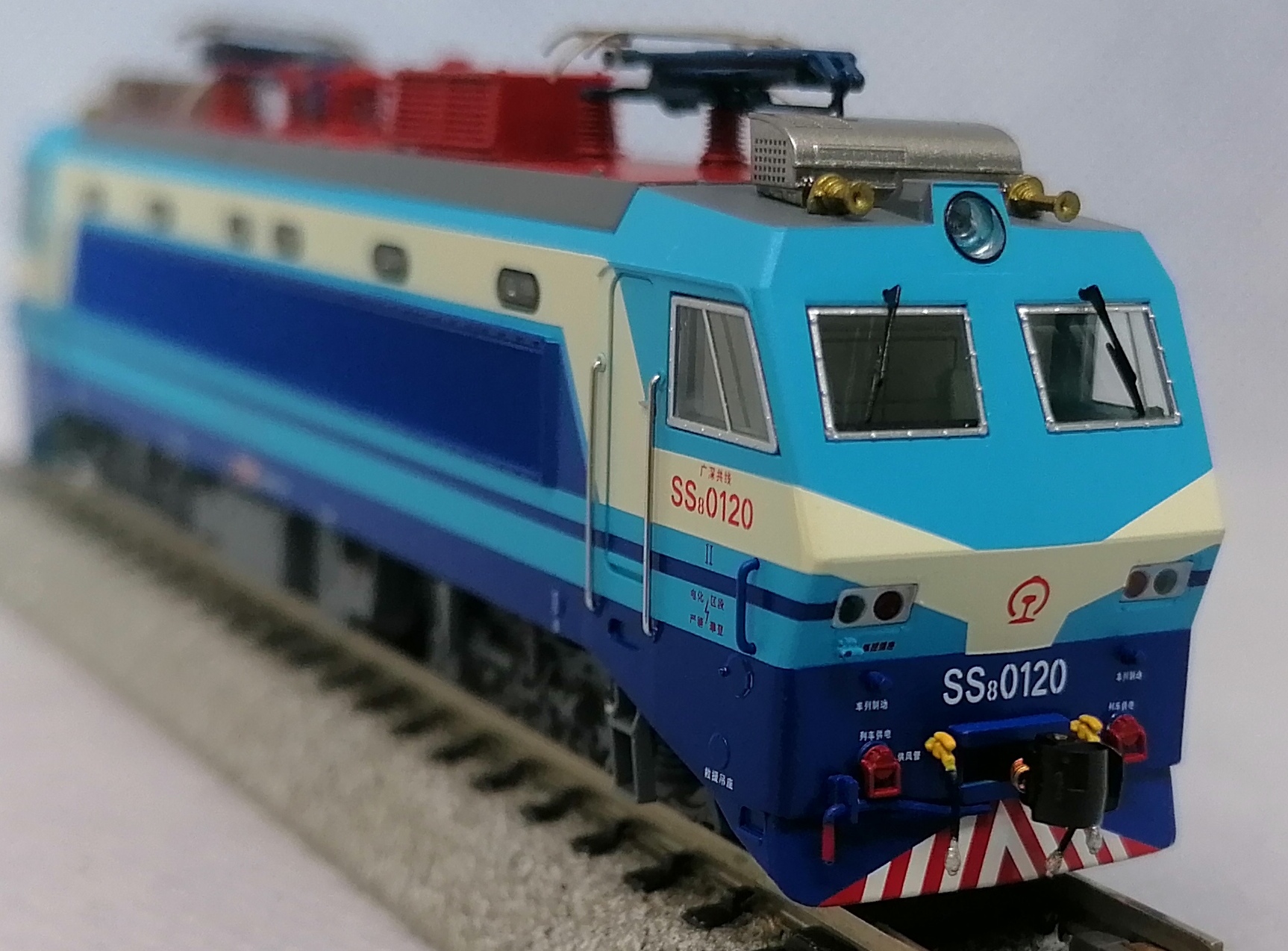 中國韶山8型電力機車（N比例長鳴出品）