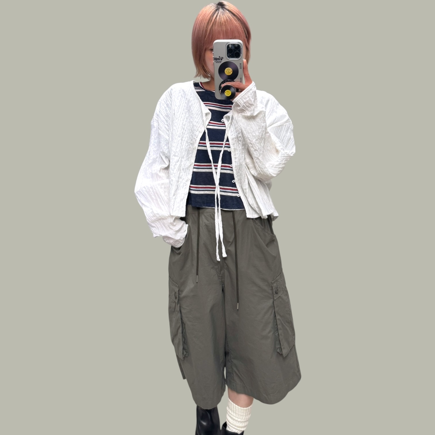 221396 橫間短Tee