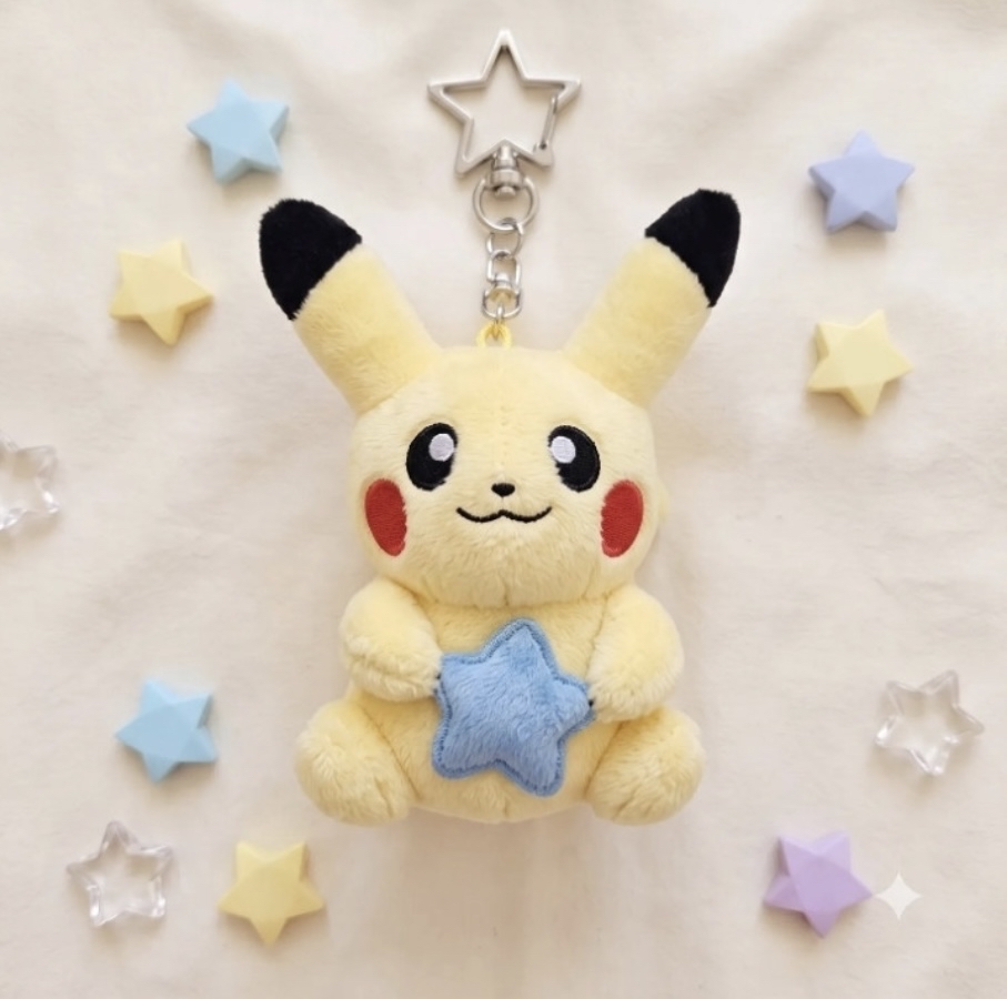 韓國預訂📍韓國Pokemon抱星星公仔吊飾