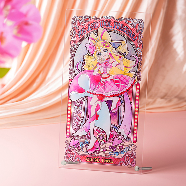 光之美少女 偶像與你 PreCure 彩繪玻璃風板畫 Shining Spotlight #P-PCG1010 [Toei] (PRE-ORDER) [2026/08]