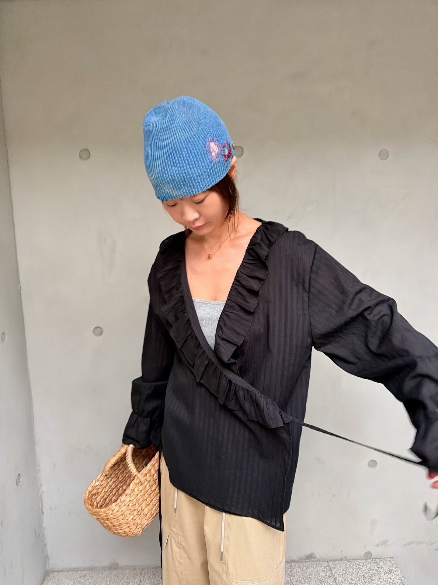 🇰🇷東大門女裝 | raffles shirt Black