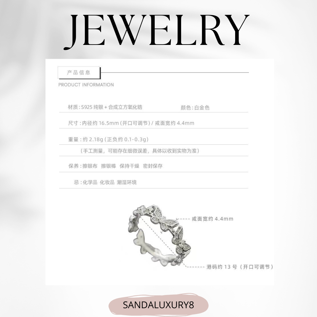 Butterfly Ring Collection