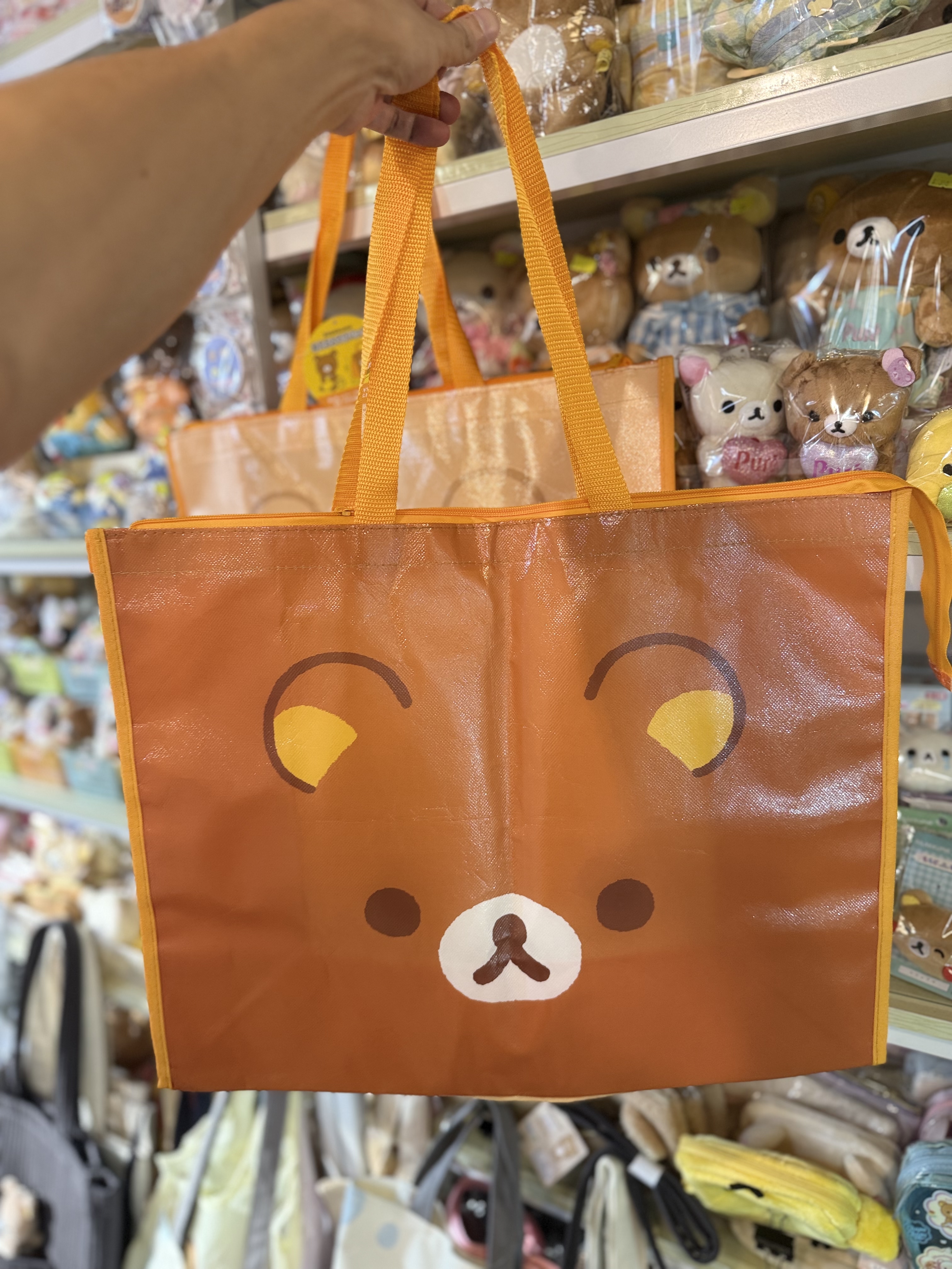 《現貨》全新日本專店限定Rilakkuma雙面尼龍袋