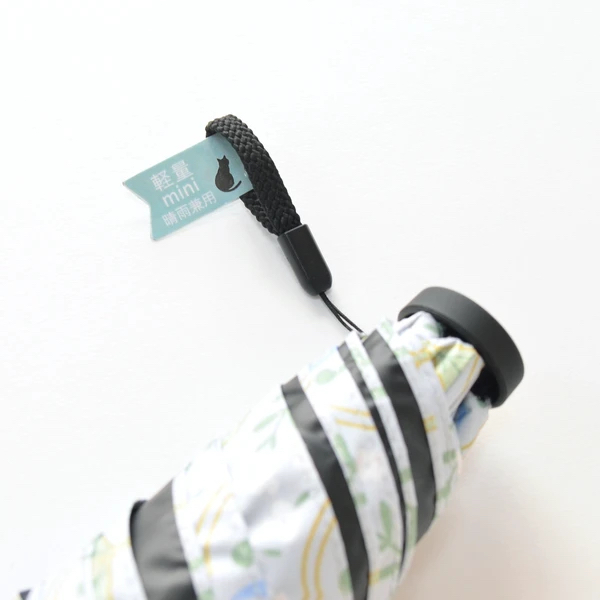 日本花文樣50cm貓咪輕量迷你傘