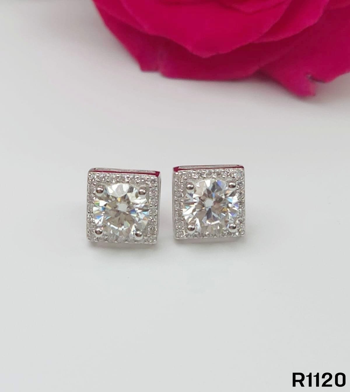 星願珠寶Star Wish Jewellery S925銀 莫桑鑽耳環