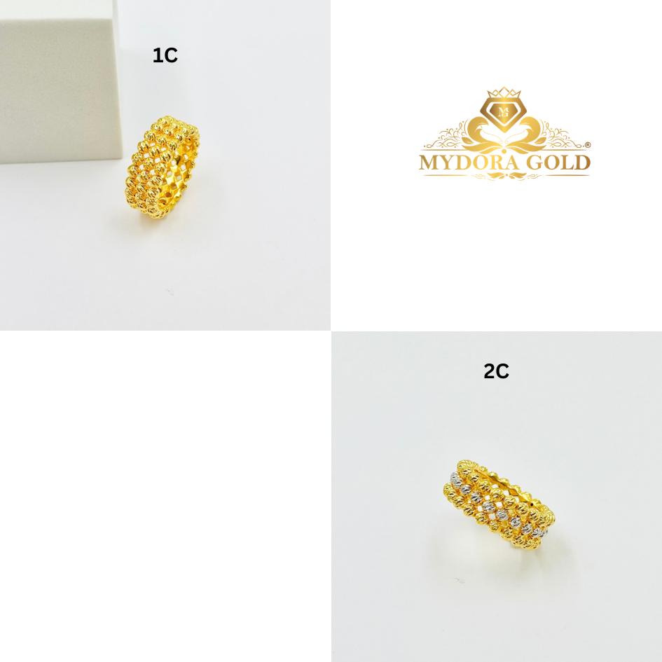 MYDORA Cincin Boba Italian 3 Line (5G) l EMAS 916/22K