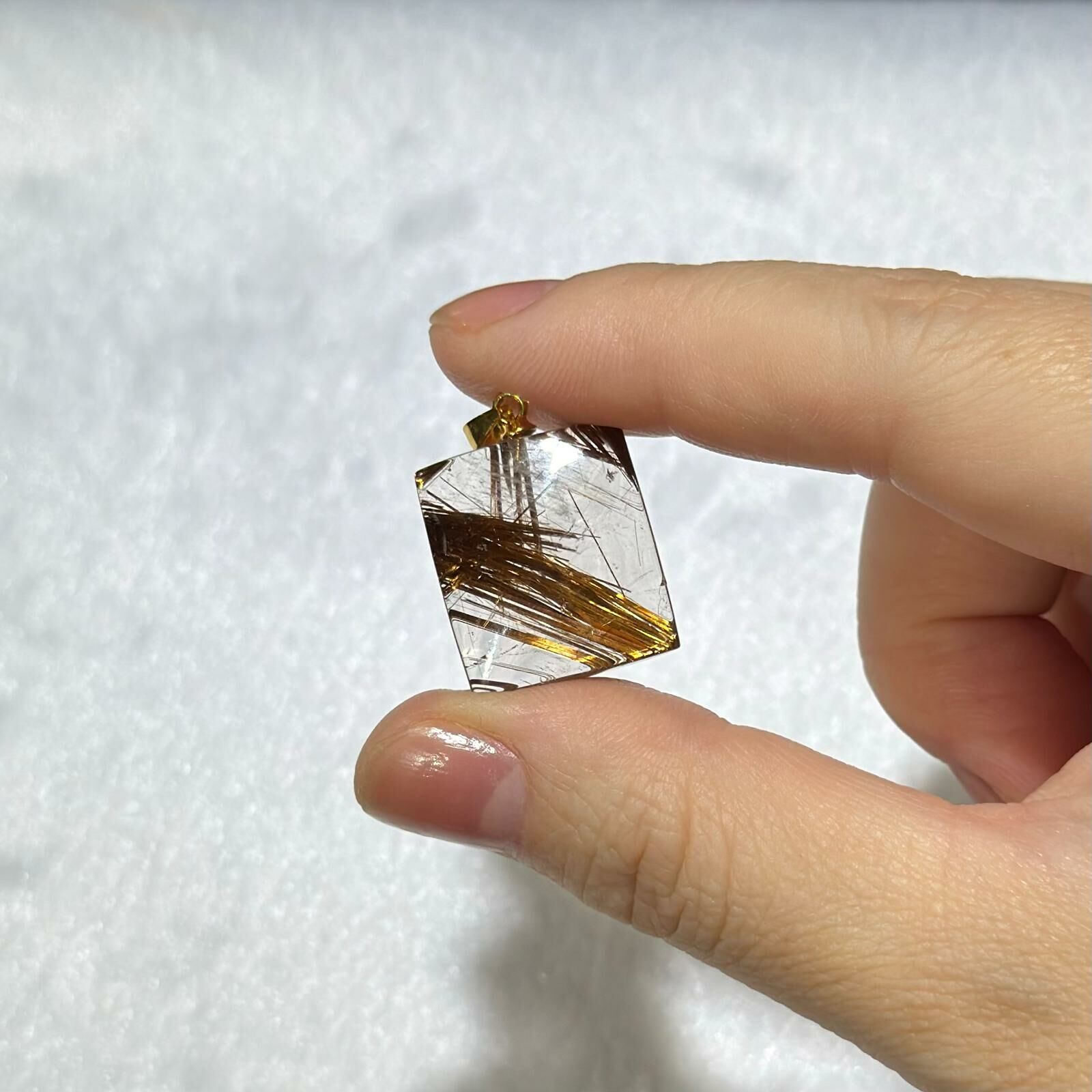 銅鈦晶吊飾 (#02)