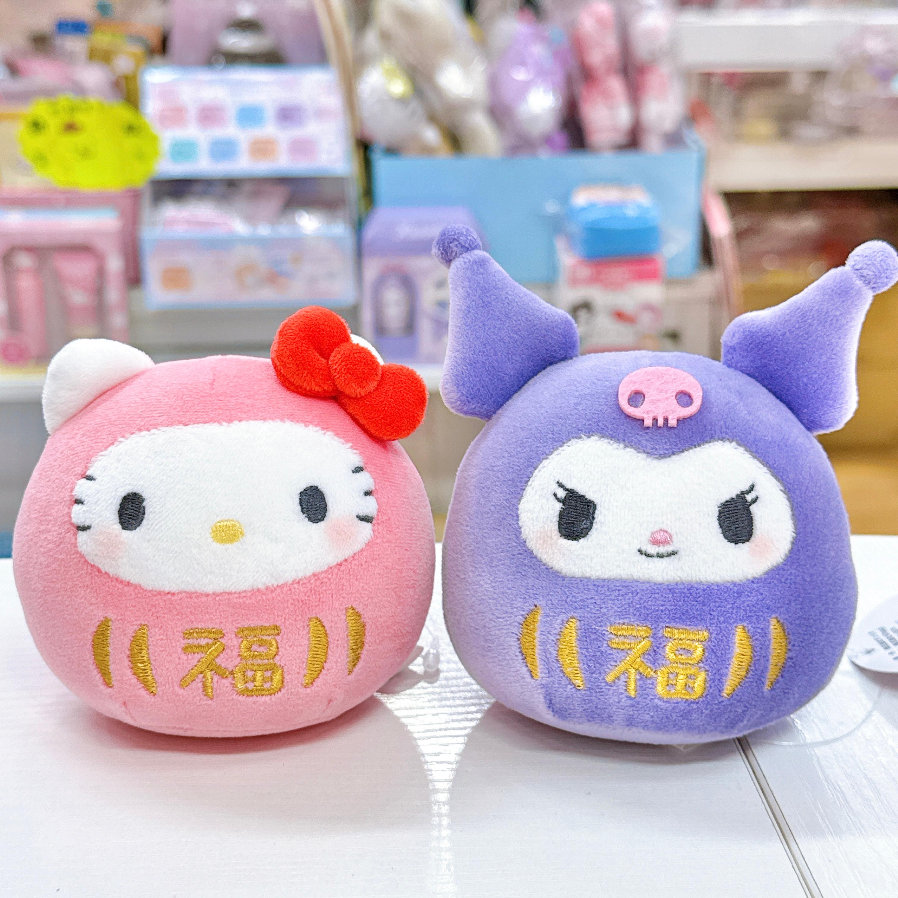 日本直送日本限定卡Kitty Kuromi福字公仔