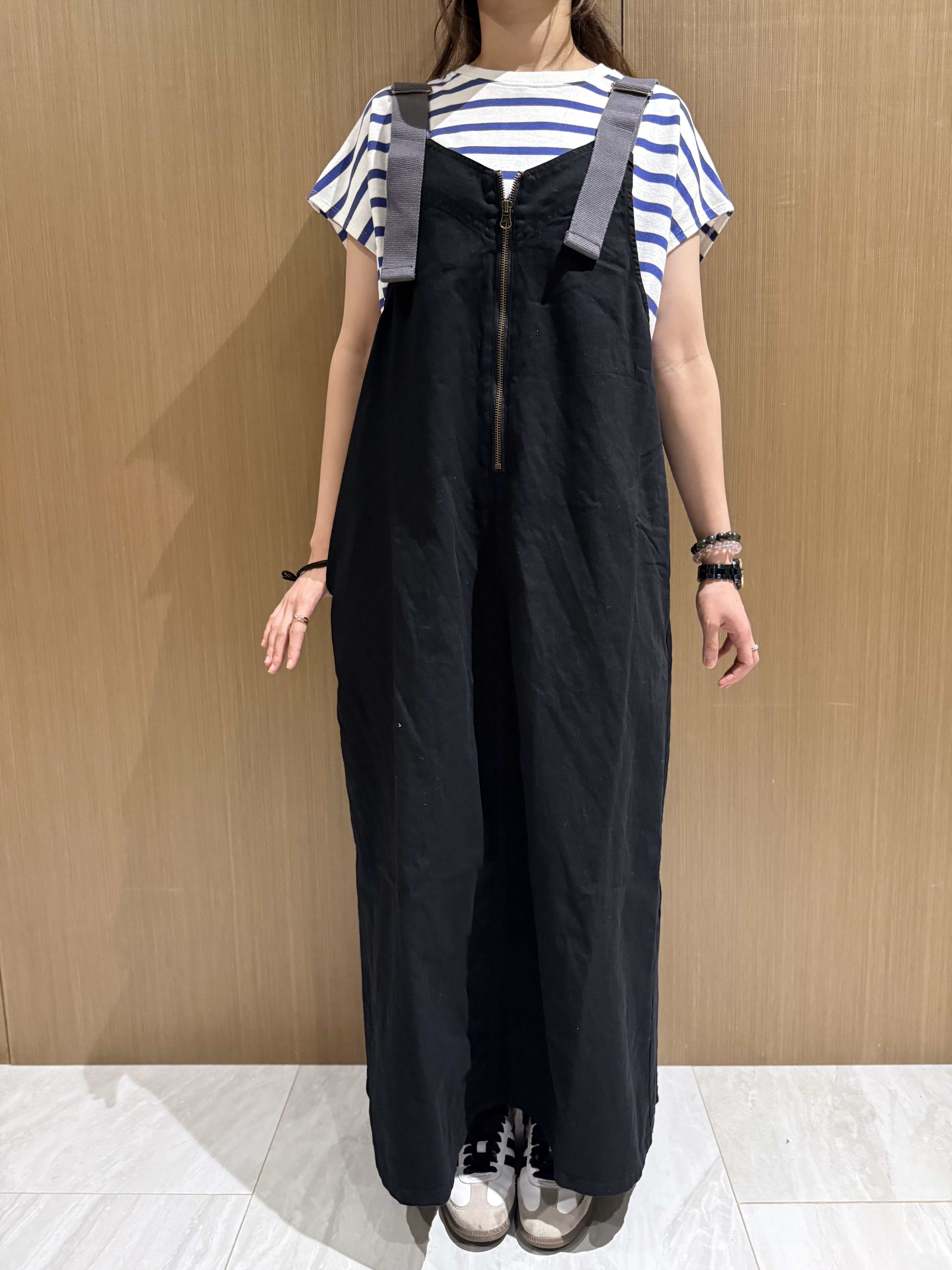 斜袖橫間𝐭𝐞𝐞（白𝐱藍）