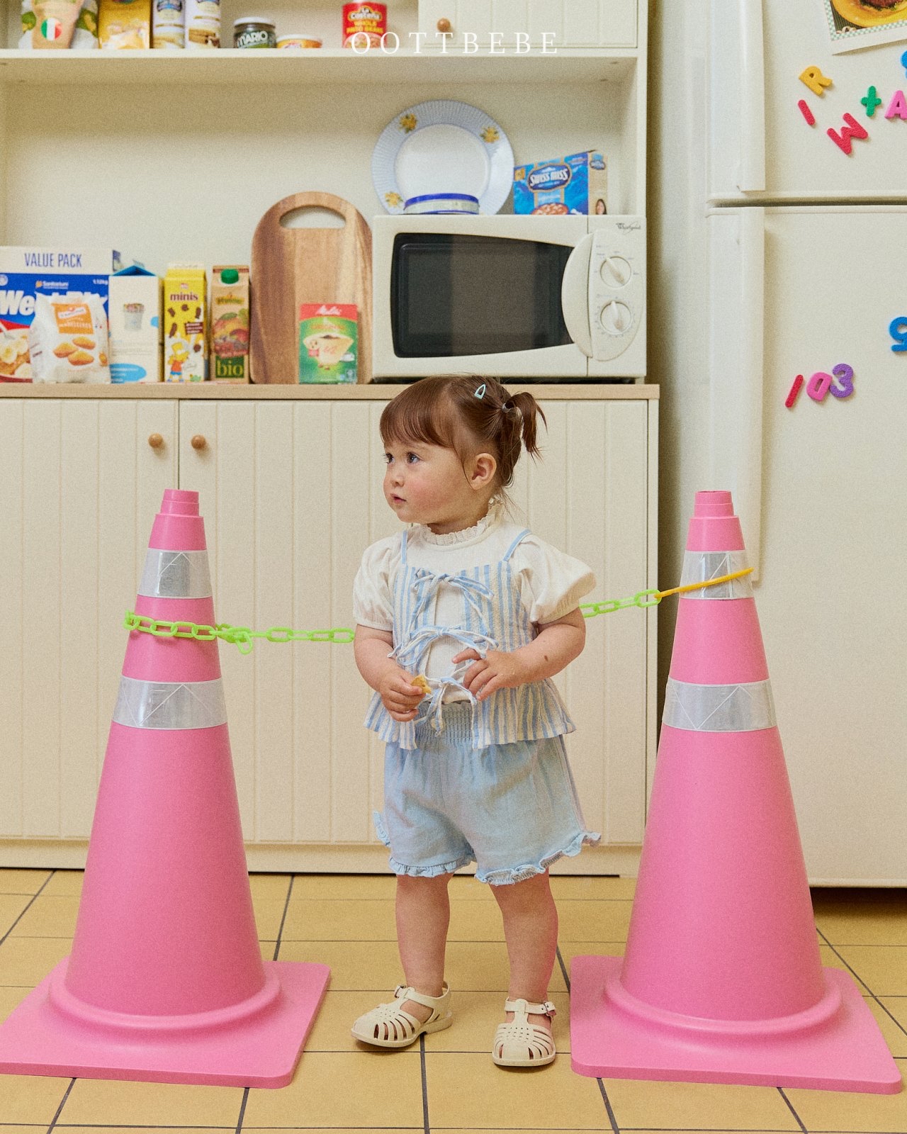 OOTT | Stripe Vest (Blue 90-100)