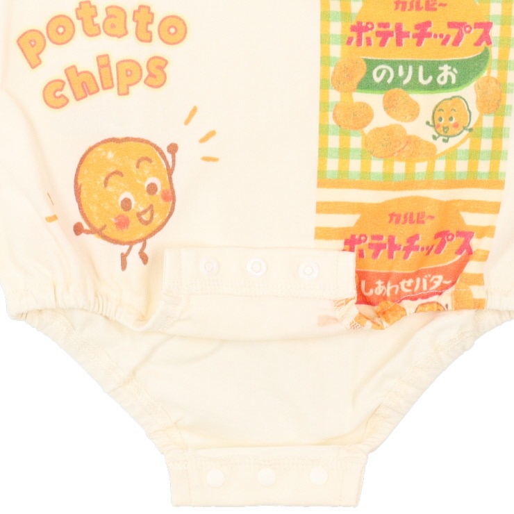 🇯🇵限量預訂 日本直送🇯🇵卡樂B薯片包裝前後印花短袖包屁衣
