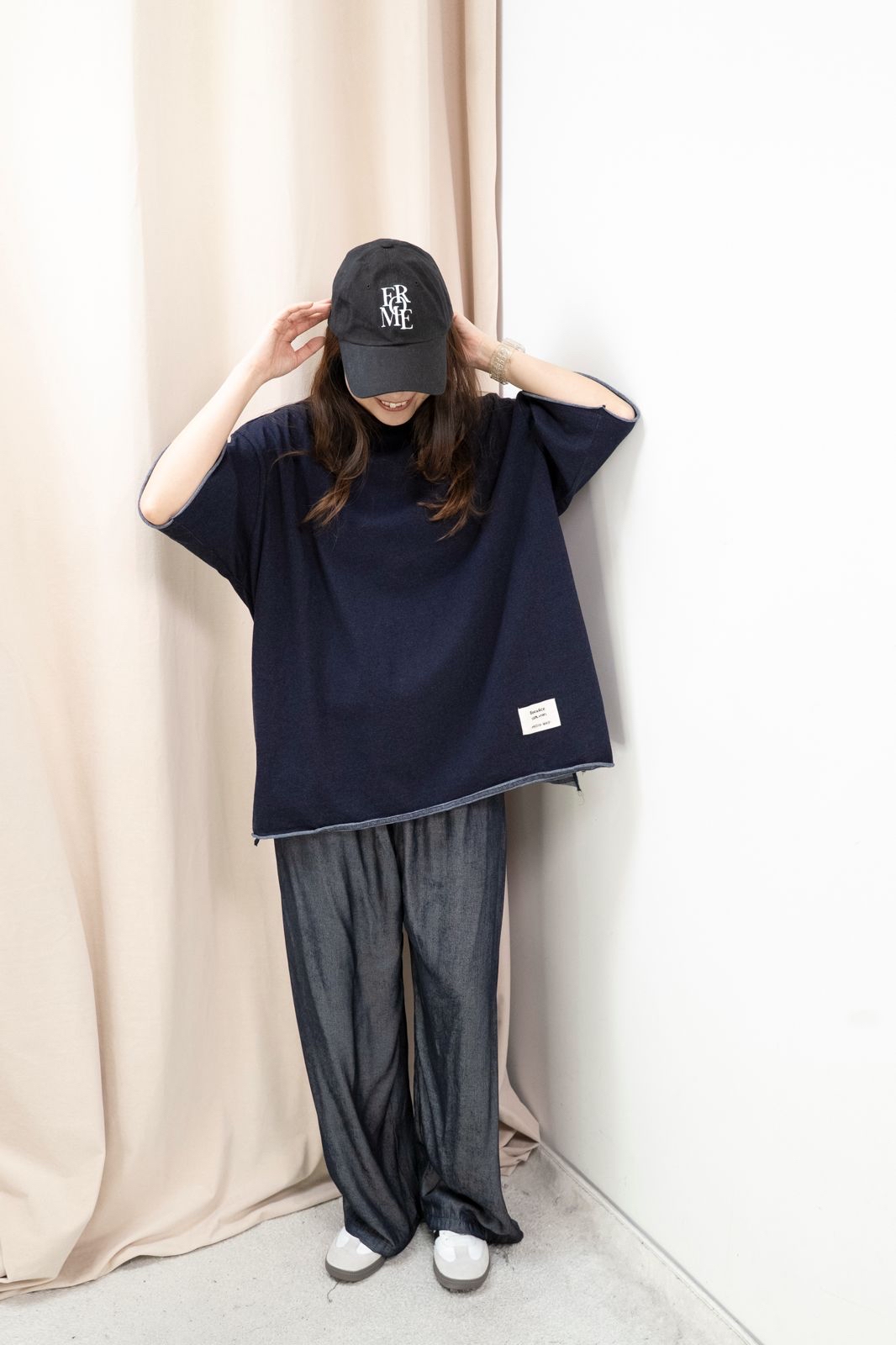 Oversize 牛仔Top（牛仔藍色）