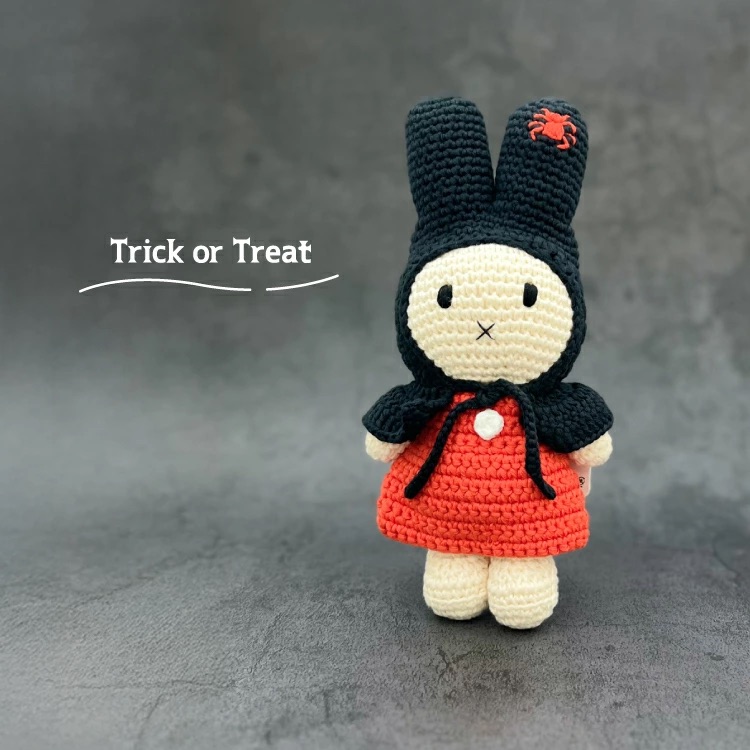 📦訂購 日本代購 荷蘭 Just Dutch 手工編織 米菲 Miffy Halloween Outfit 萬聖節 公仔