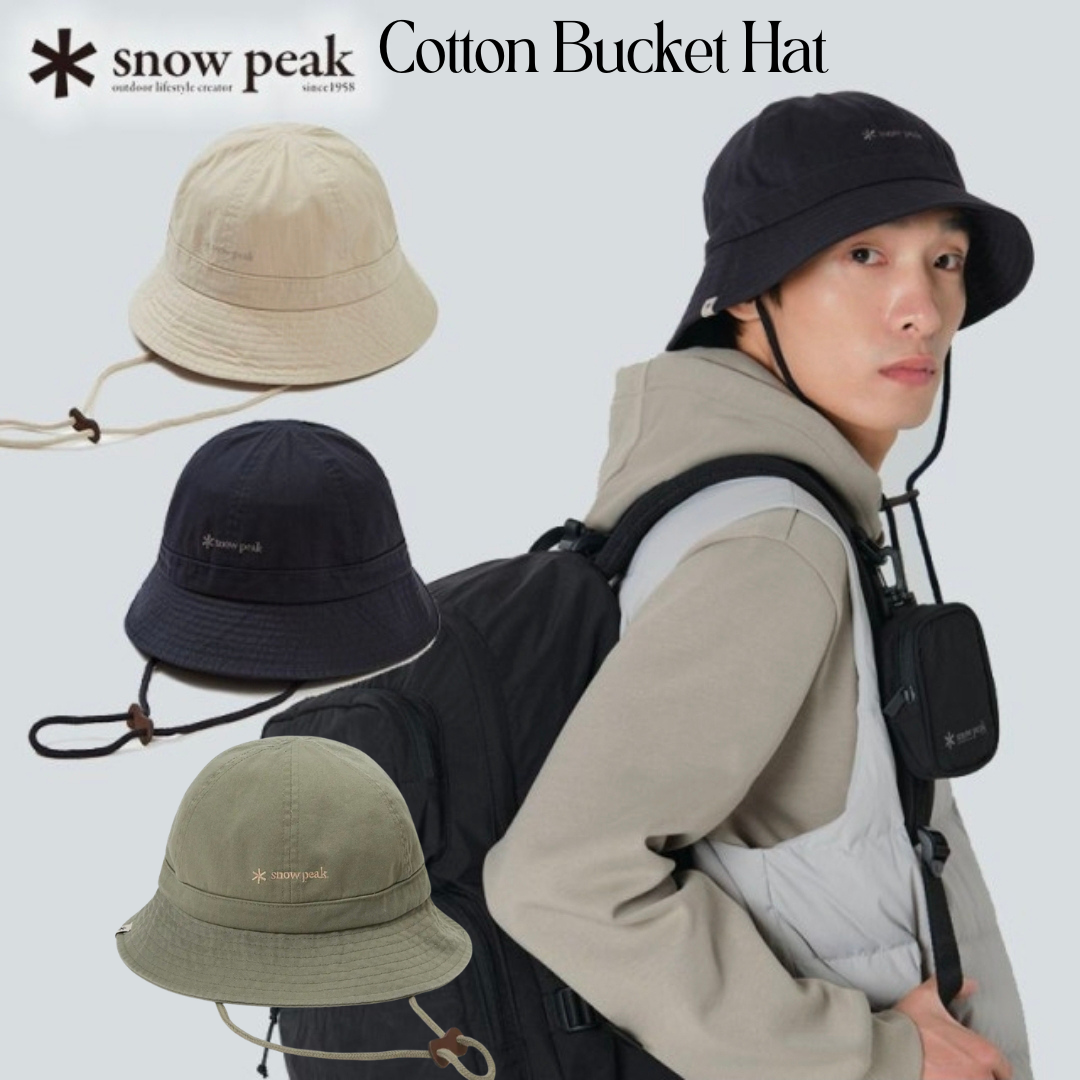 Snowpeak Cotton Bucket Hat