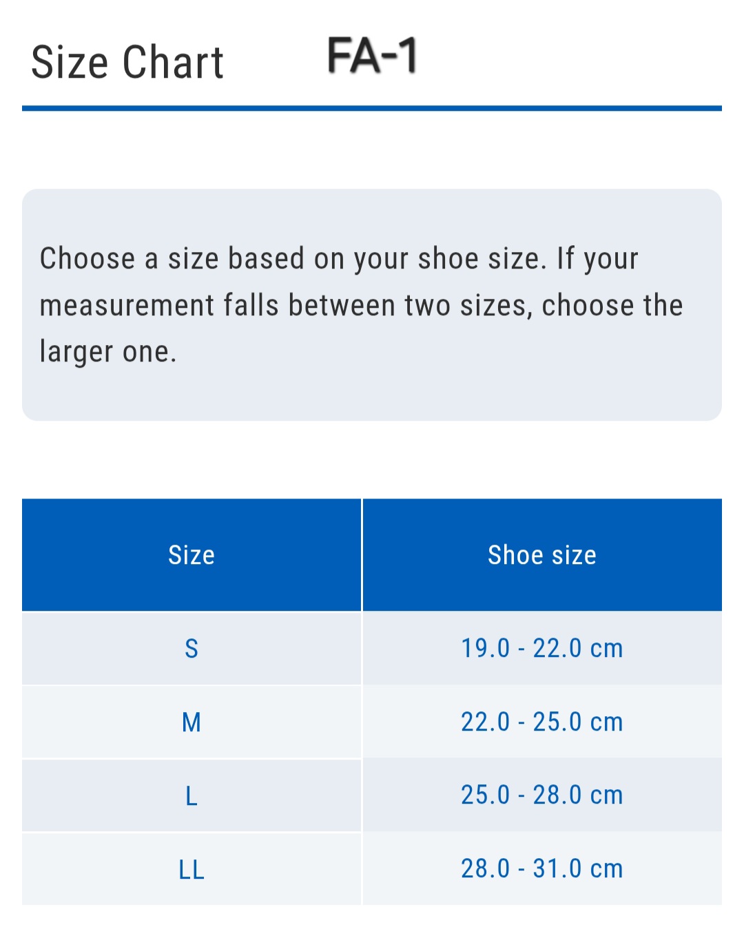 Zamst FA-1 (Ankle support)